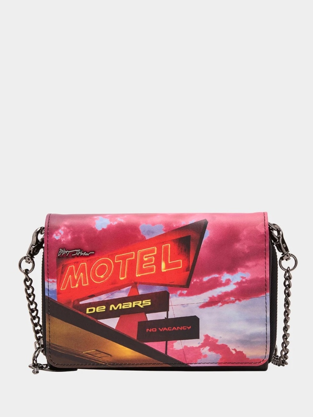 Betsey Johnson vacay far away motel convertible crossbody bag wallet NWT